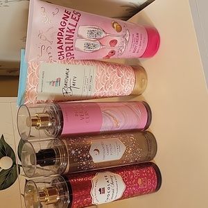 5 piece bath and body works set